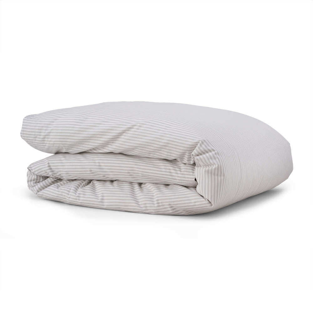 Cotton Collection Dyed Stripe Duvet Cover, Double